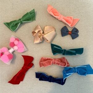 Colorful Kids Hair Bow Set